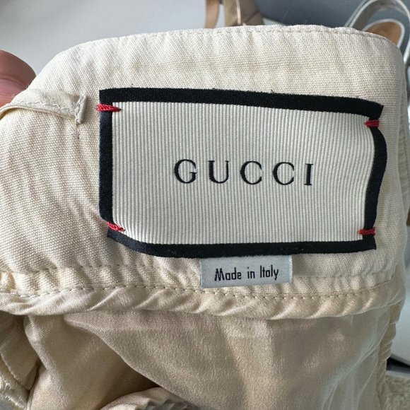 GUCCI cream trousers size 38 or US 0/2 - Picture 7 of 12